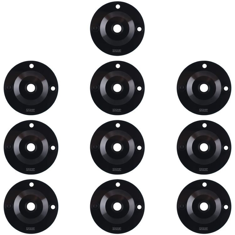 For Realme 11 Pro 10pcs Original Back Camera Lens(Black) - Camera Series by buy2fix | Online Shopping UK | buy2fix