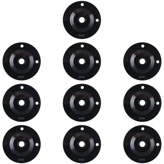 For Realme 11 Pro 10pcs Original Back Camera Lens(Black) - Camera Series by buy2fix | Online Shopping UK | buy2fix