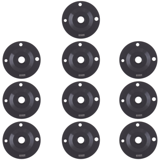 10 PCS Back Camera Lens for Realme 11 Pro+ (Black)