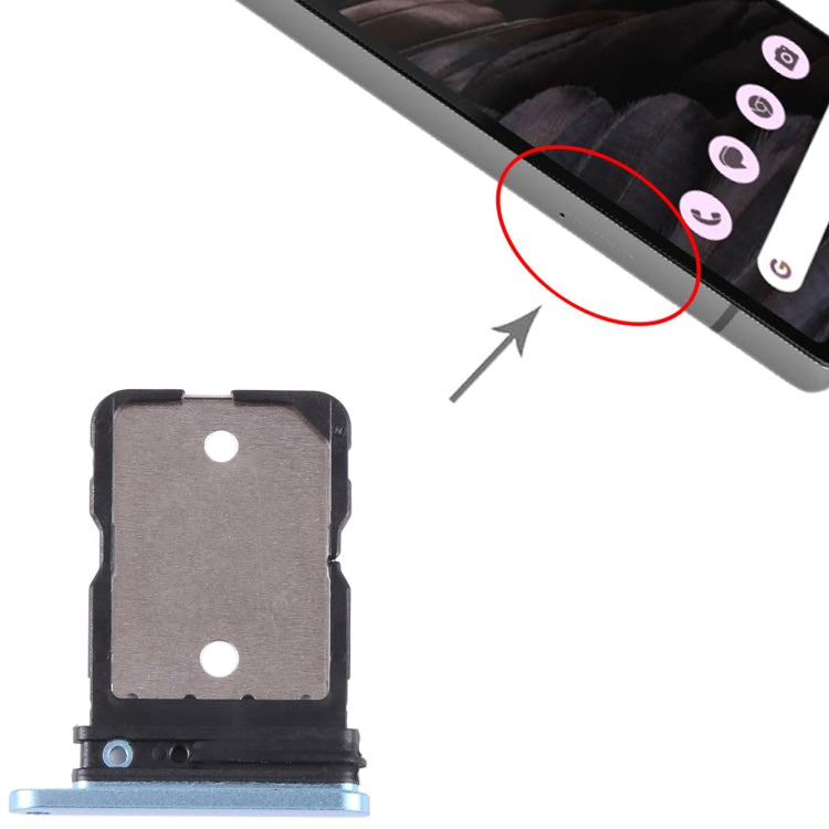 For Google Pixel 7A Original SIM Card Tray with SIM Pin (Blue) by buy2fix