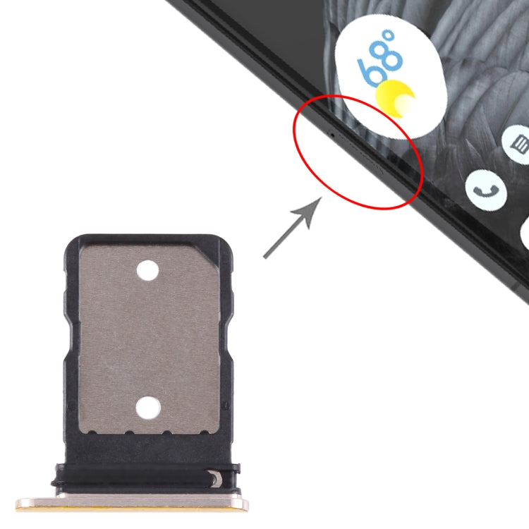 For Google Pixel 7 Pro Original SIM Card Tray with SIM Pin (Gold) by buy2fix