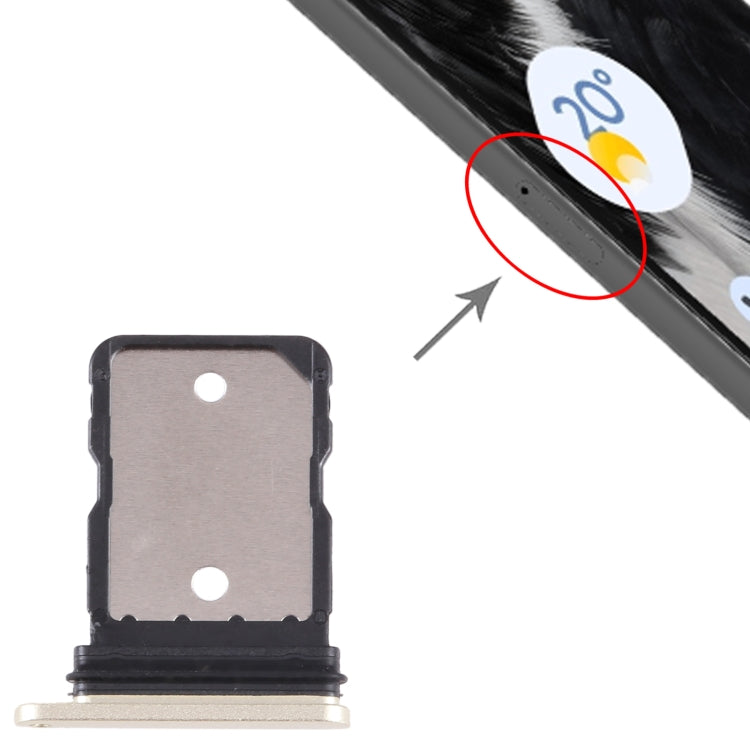 For Google Pixel 7 Original SIM Card Tray with SIM Pin (Gold) by buy2fix
