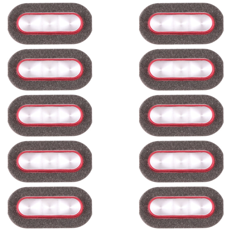 For vivo X90 Pro 10pcs Flashlight Covers (Red) - Others by buy2fix | Online Shopping UK | buy2fix