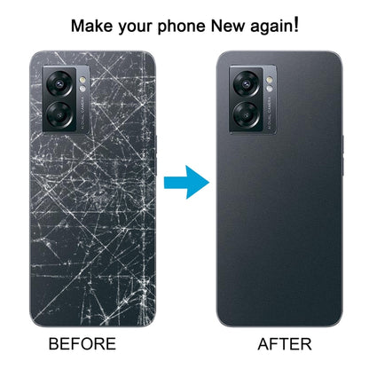 For OnePlus Nord N300 CPH2389 Battery Back Cover with Camera Lens Cover(Black) - Back Cover by buy2fix | Online Shopping UK | buy2fix
