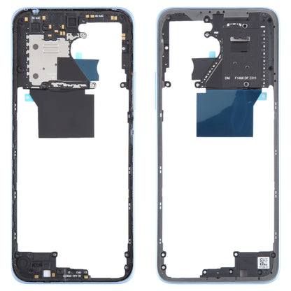For Xiaomi Redmi 12 4G Original Middle Frame Bezel Plate (Blue) by buy2fix