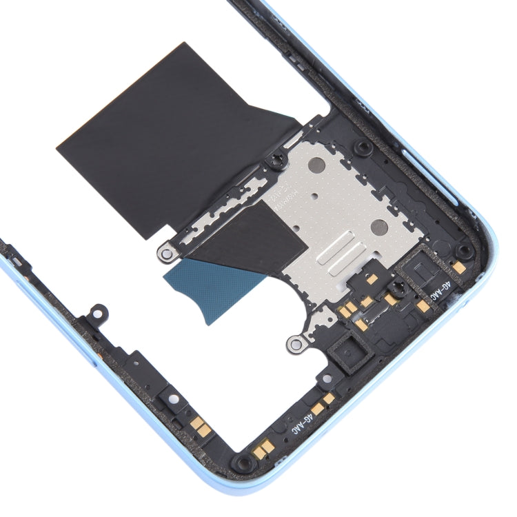For Xiaomi Redmi 12 4G Original Middle Frame Bezel Plate (Blue) by buy2fix