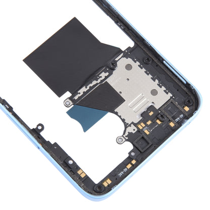 For Xiaomi Redmi 12 4G Original Middle Frame Bezel Plate (Blue) by buy2fix