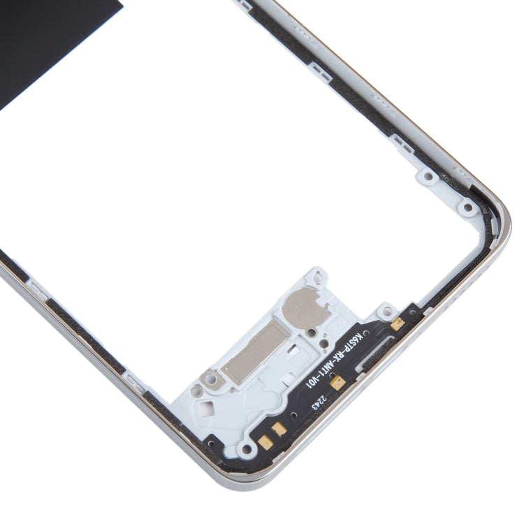 For Xiaomi Redmi Note 12 Pro 4G Original Middle Frame Bezel Plate (Silver) by buy2fix