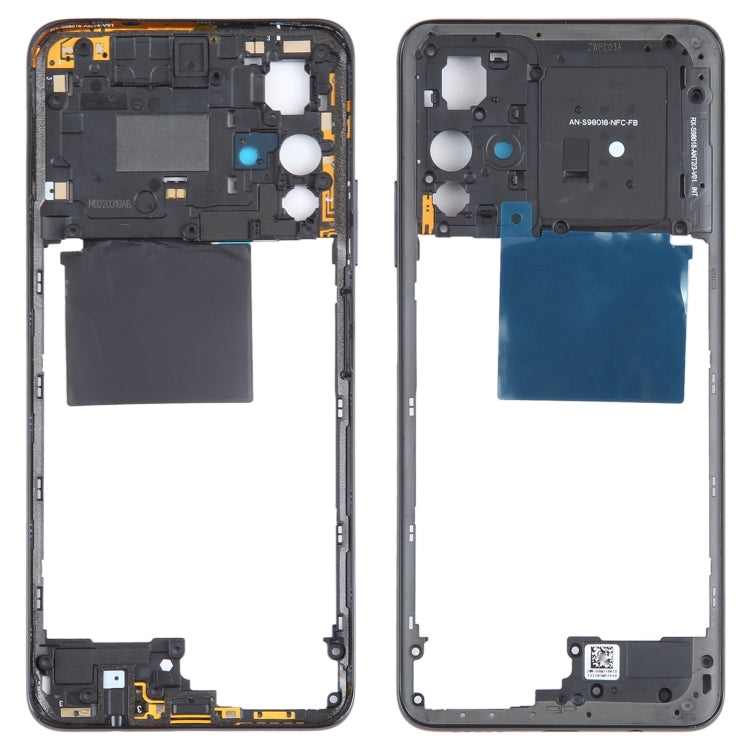 For Xiaomi Redmi Note 11S 5G Original Middle Frame Bezel Plate (Black) by buy2fix