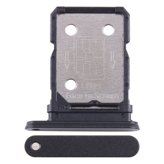 For OnePlus 10R 80W CPH2411 SIM Card Tray + SIM Card Tray (Black) - Card Tray by buy2fix | Online Shopping UK | buy2fix