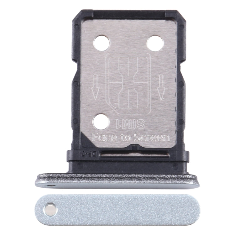 For OnePlus 10R 80W CPH2411 SIM Card Tray + SIM Card Tray (Blue) - Card Tray by buy2fix | Online Shopping UK | buy2fix