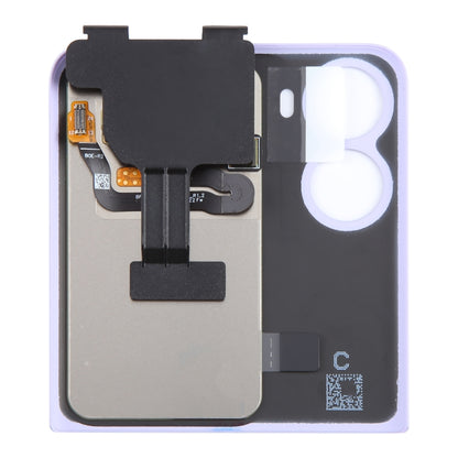 Original LCD Secondary Screen for OPPO Find N2 Flip With Digitizer Full Assembly (Purple) - LCD Screen by buy2fix | Online Shopping UK | buy2fix