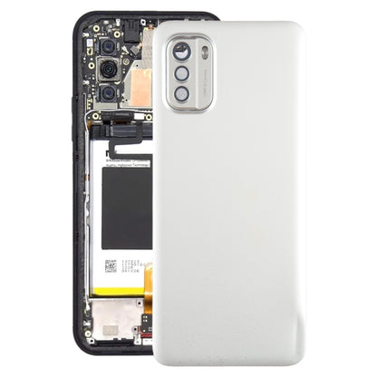 For Nokia G60 Original Battery Back Cover(Silver) by buy2fix