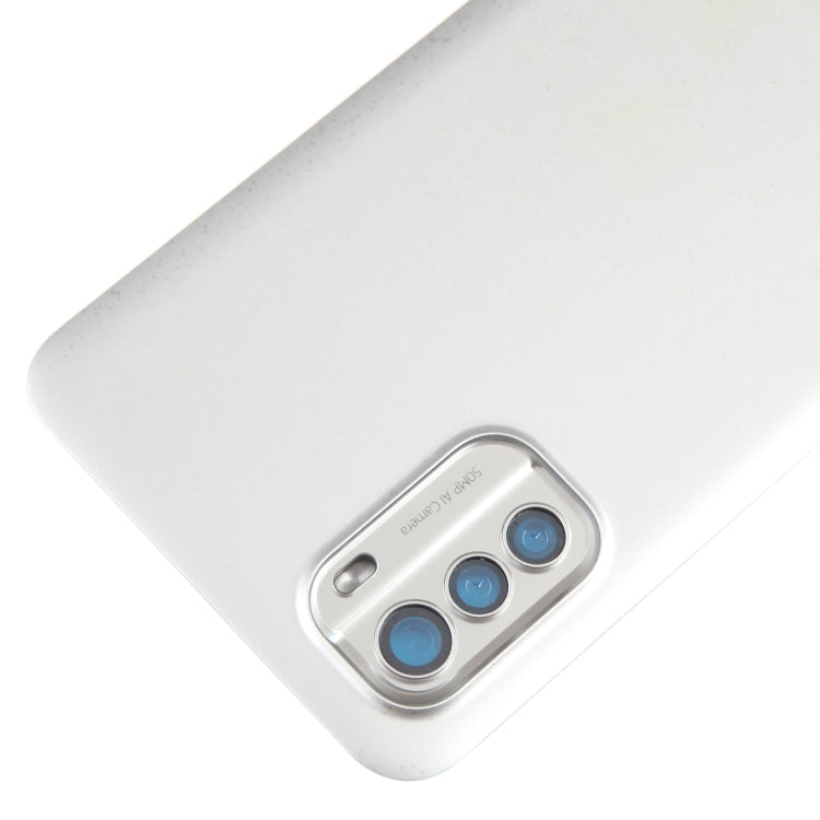 For Nokia G60 Original Battery Back Cover(Silver) by buy2fix