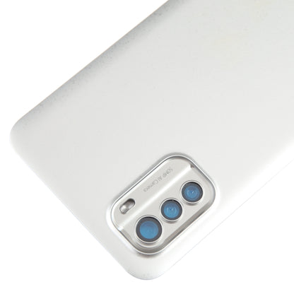 For Nokia G60 Original Battery Back Cover(Silver) by buy2fix