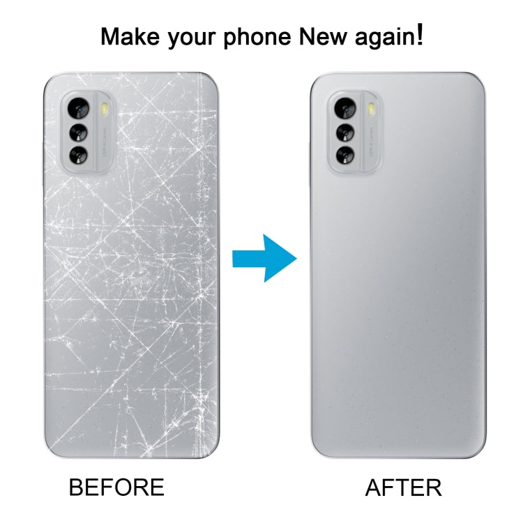 For Nokia G60 Original Battery Back Cover(Silver) by buy2fix