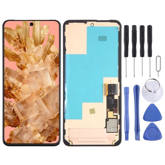 For Google Pixel 8 GKWS6 G9BQD Original LCD Screen Digitizer Full Assembly with Frame by buy2fix