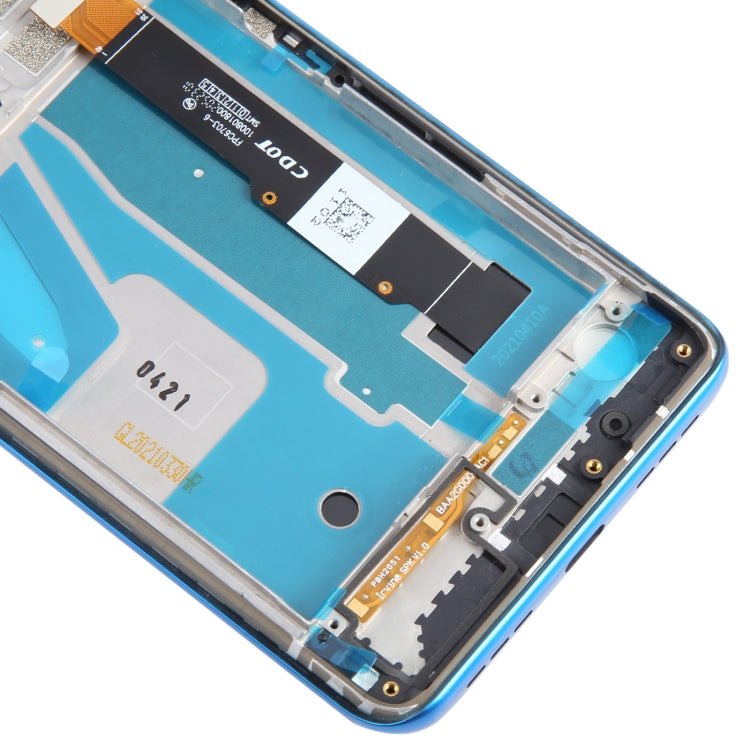 For TCL 20 5G OEM LCD Screen Digitizer Full Assembly with Frame (Blue) - For TCL by buy2fix | Online Shopping UK | buy2fix
