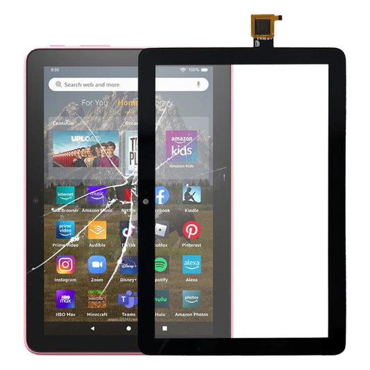 For Amazon Fire HD 8 2022 12th Gen Touch Panel (Black) - For Amazon by buy2fix | Online Shopping UK | buy2fix