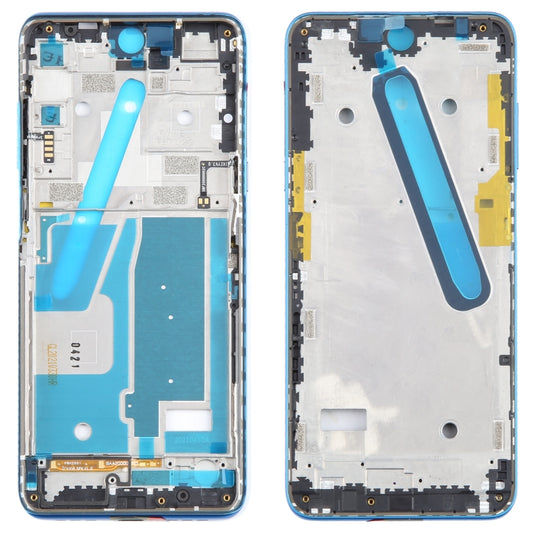 For TCL 20 5G Original Front Housing LCD Frame Bezel Plate (Blue) - For TCL by buy2fix | Online Shopping UK | buy2fix