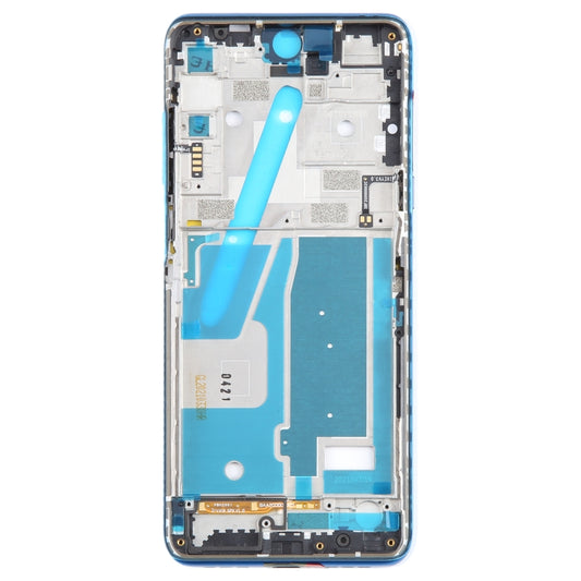 For TCL 20 5G Original Front Housing LCD Frame Bezel Plate (Blue) - For TCL by buy2fix | Online Shopping UK | buy2fix
