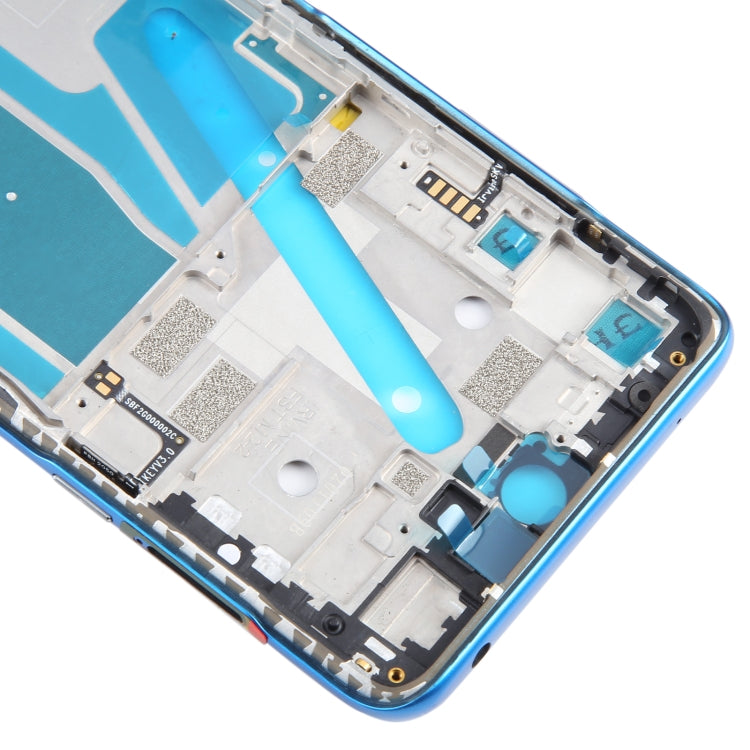 For TCL 20 5G Original Front Housing LCD Frame Bezel Plate (Blue) - For TCL by buy2fix | Online Shopping UK | buy2fix