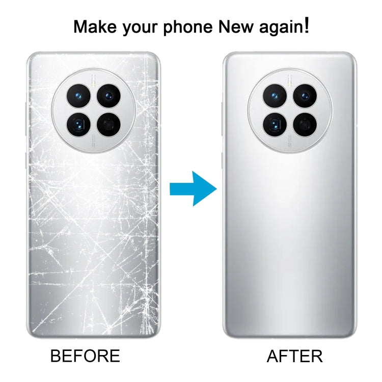 For Huawei Mate 50 Battery Back Cover(Silver) - Back Cover by buy2fix | Online Shopping UK | buy2fix