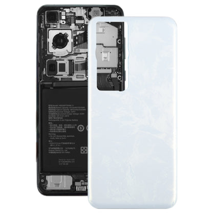 For Huawei P60 Battery Back Cover(White) - Back Cover by buy2fix | Online Shopping UK | buy2fix