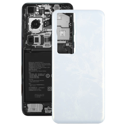 For Huawei P60 Battery Back Cover(White) - Back Cover by buy2fix | Online Shopping UK | buy2fix