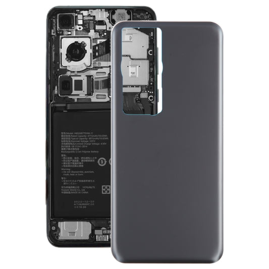 For Huawei P60 Pro Battery Back Cover(Black) - Back Cover by buy2fix | Online Shopping UK | buy2fix