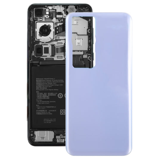For Huawei P60 Pro Battery Back Cover(Purple) - Back Cover by buy2fix | Online Shopping UK | buy2fix