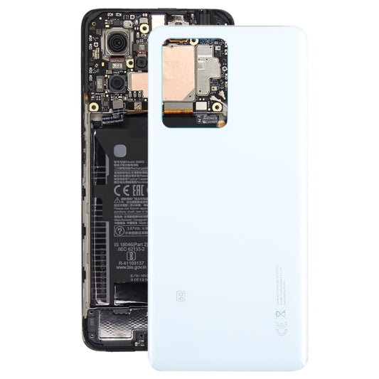 For Xiaomi Redmi Note 12 Pro+ OEM Glass Material Battery Back Cover(White) by buy2fix