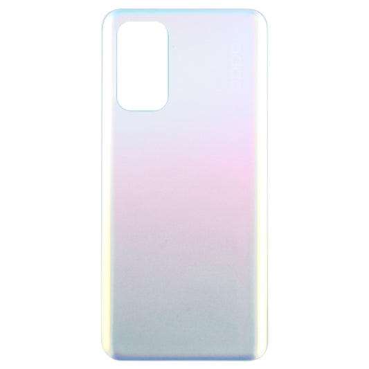 For OPPO Find X3 Lite Glass Material Battery Back Cover(Frosted Silver) - Back Cover by buy2fix | Online Shopping UK | buy2fix