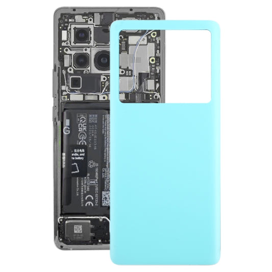 For vivo X80 OEM Glass Material Battery Back Cover(Blue) - Back Cover by buy2fix | Online Shopping UK | buy2fix
