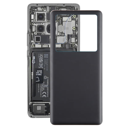 For vivo X80 Pro OEM Glass Material Battery Back Cover(Black) by buy2fix