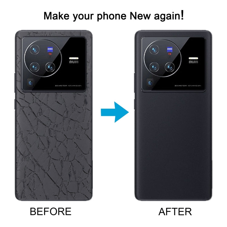 For vivo X80 Pro OEM Glass Material Battery Back Cover(Blue) - Back Cover by buy2fix | Online Shopping UK | buy2fix