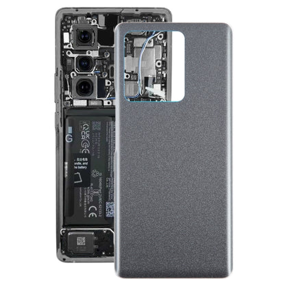 For vivo S16 OEM Glass Material Battery Back Cover(Black) - Back Cover by buy2fix | Online Shopping UK | buy2fix