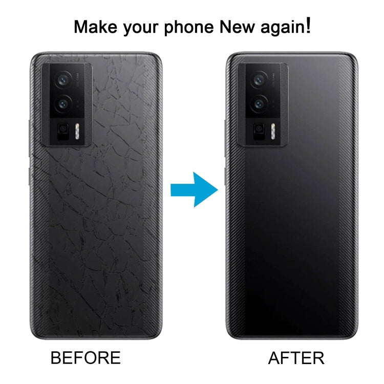 For Xiaomi Poco F5 Pro OEM Glass Material Battery Back Cover(Black) by buy2fix