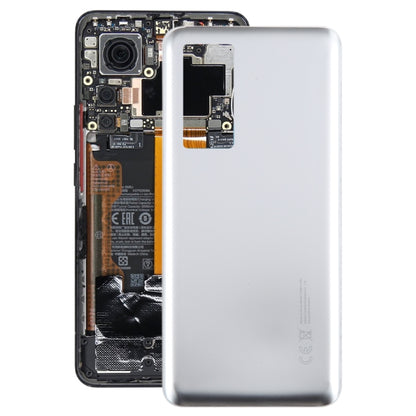 For Xiaomi 12T Pro OEM Glass Material Battery Back Cover(White) by buy2fix