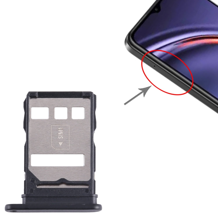For Huawei Maimang 10 SIM Card Tray (Black) - Card Socket by buy2fix | Online Shopping UK | buy2fix
