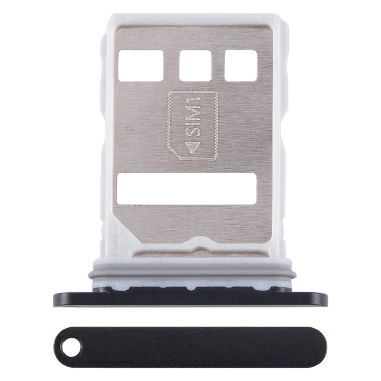 For Huawei Mate 60 RS Ultimate SIM + NM Card Tray (Black) - Card Socket by buy2fix | Online Shopping UK | buy2fix