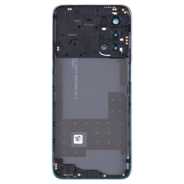 For OPPO A93 5G Battery Back Cover with Middle Frame(Blue) - Back Cover by buy2fix | Online Shopping UK | buy2fix