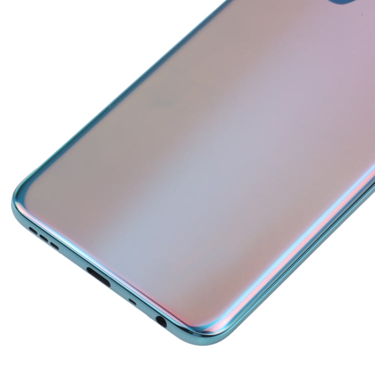 For OPPO A93 5G Battery Back Cover with Middle Frame(Blue) - Back Cover by buy2fix | Online Shopping UK | buy2fix