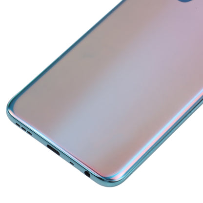 For OPPO A93 5G Battery Back Cover with Middle Frame(Blue) - Back Cover by buy2fix | Online Shopping UK | buy2fix