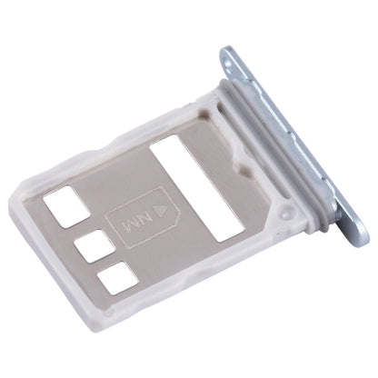 For Huawei Mate 60 Pro+ SIM + NM Card Tray (Silver) - Card Socket by buy2fix | Online Shopping UK | buy2fix