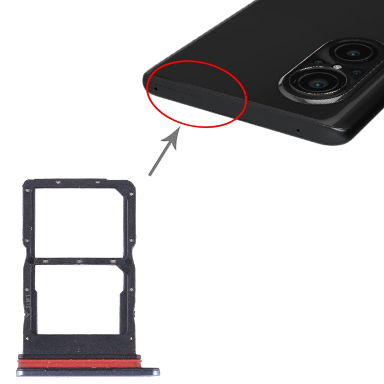 For Huawei Nova 9 SE 5G SIM + SIM Card Tray (Blue) - Card Socket by buy2fix | Online Shopping UK | buy2fix