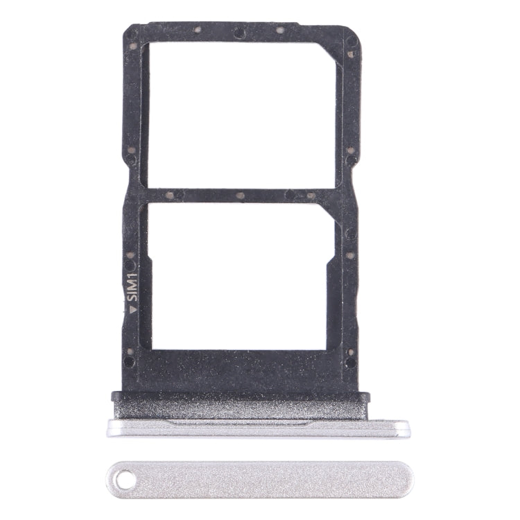 For Huawei Nova 9 SE 5G SIM + SIM Card Tray (Silver) - Card Socket by buy2fix | Online Shopping UK | buy2fix