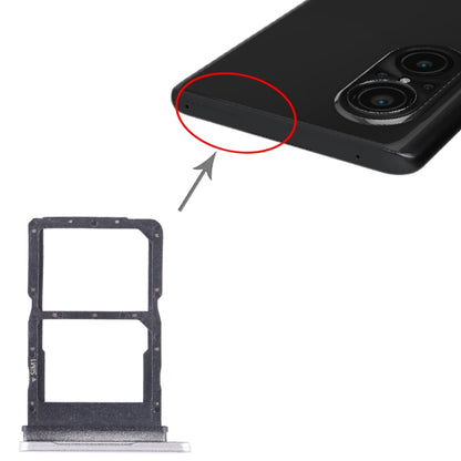 For Huawei Nova 9 SE 5G SIM + SIM Card Tray (Silver) - Card Socket by buy2fix | Online Shopping UK | buy2fix