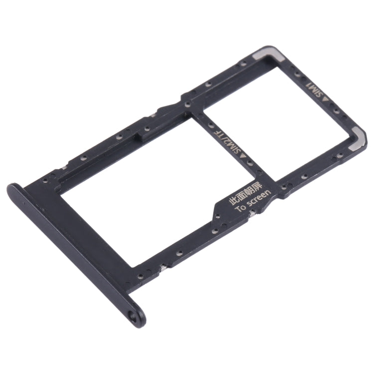 For Huawei nova Y70 Plus SIM + SIM / Micro SD Card Tray (Black) - Card Socket by buy2fix | Online Shopping UK | buy2fix