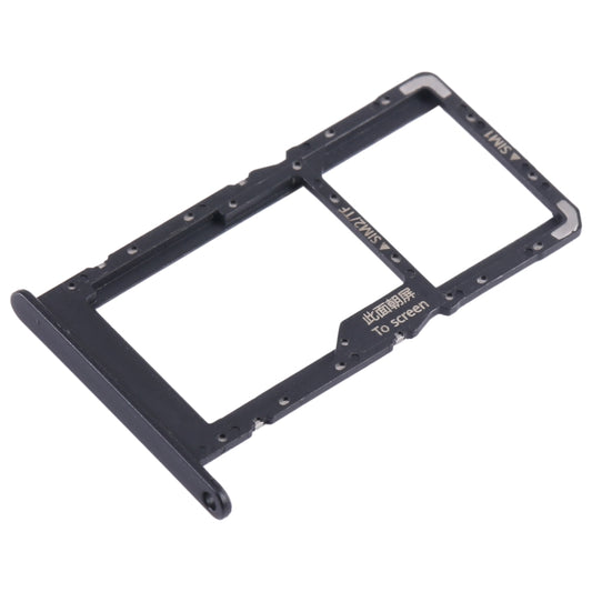 For Huawei nova Y70 Plus SIM + SIM / Micro SD Card Tray (Black) - Card Socket by buy2fix | Online Shopping UK | buy2fix